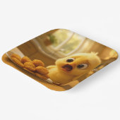 Fantasy Cute Chicken Nuggets Baby Pappteller (Gewinkelt)