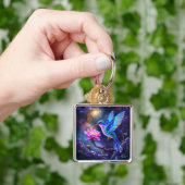 Fantasy Cute Flower Small Bird Schlüsselanhänger (Hand)