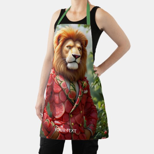 Fantasy Cute Lion Watermelon Suit Schürze (InSitu)