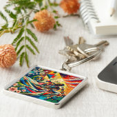 Fantasy Cute Sakura Modern Girl Schlüsselanhänger (Seite)