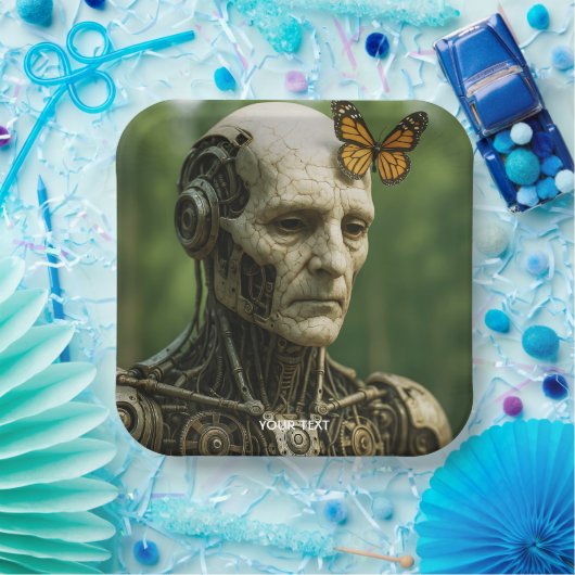 Fantasy Cute Surrealism Butterfly Face Pappteller (Party)