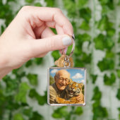 Fantasy Cute Tiger Old Man Schlüsselanhänger (Hand)