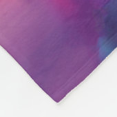 Fantasy Cute Unicorn Riding Bike Fleecedecke (Ecke)