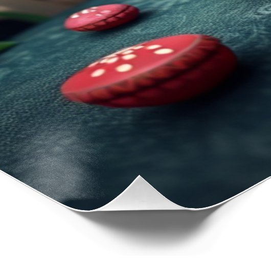 Fantasy Dackel Welpe Art Poster (Ecke)