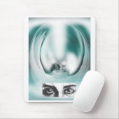 Fantasy Dame and eyes art Mousepad (Mit Mouse)