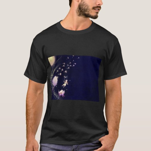 Fantasy Dandelion Moon T-Shirt (Vorderseite)