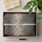 Fantasy Dark Lady of Roses Seidenpapier (Geschenk)