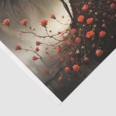 Fantasy Dark Lady of Roses Seidenpapier (Ausschnitt)