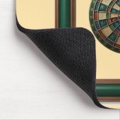 Fantasy-Dartboard mit futuristischem Dart Mousepad (Ecke)