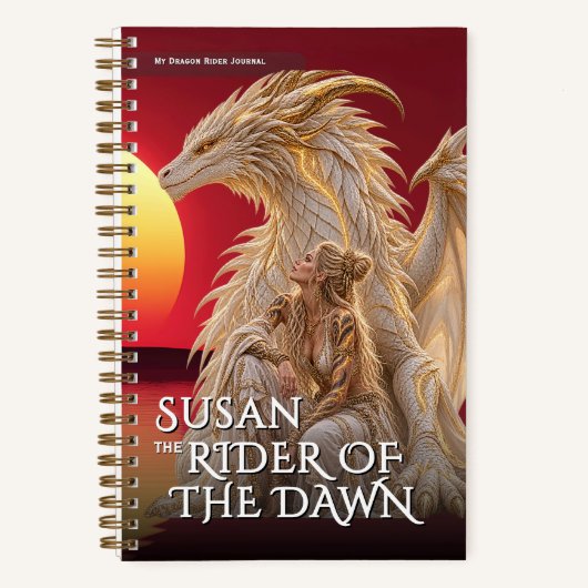 Fantasy-Dawn-Drache-mythisches-Abenteuer Notizblock (Vorderseite)