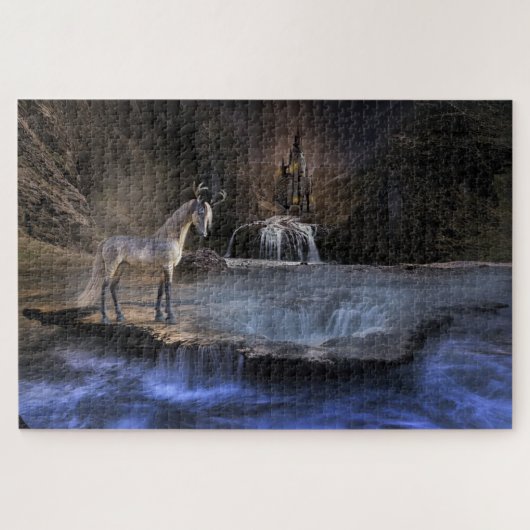 Fantasy Deer/Pferd Puzzle (Horizontal)