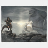 FANTASY DEMON mit AX Fleecedecke (Vorderseite (Horizontal))