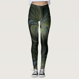 Fantasy-Design auf schwarzem Hintergrund mit coole Leggings