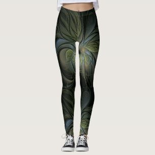Fantasy-Design auf schwarzem Hintergrund mit coole Leggings