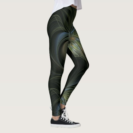 Fantasy-Design auf schwarzem Hintergrund mit coole Leggings (Rechts)