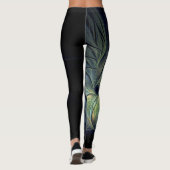 Fantasy-Design auf schwarzem Hintergrund mit coole Leggings (Rückseite)