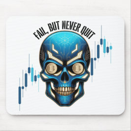 Fantasy Design | Crypto Btc | Motivation | Blue Mousepad