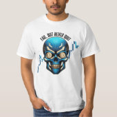 Fantasy Design | Crypto Btc | Motivation | Blue T-Shirt (Vorderseite)