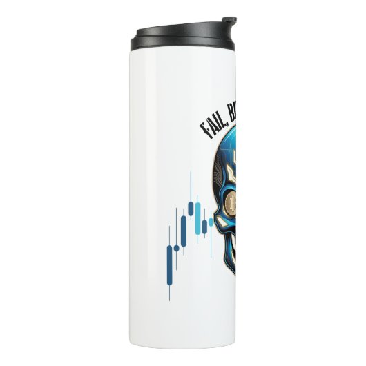 Fantasy Design | Crypto Btc | Motivation | Blue Thermosbecher (Nach links gedreht)