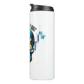 Fantasy Design | Crypto Btc | Motivation | Blue Thermosbecher (Nach rechts gedreht)