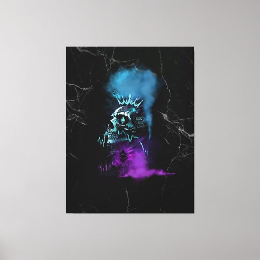 Fantasy Design | Cryptocurrency | Ethereum Marble Leinwanddruck (Vorderseite)
