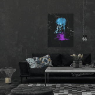 Fantasy Design | Cryptocurrency | Ethereum Marble Leinwanddruck