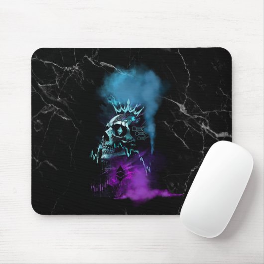 Fantasy Design | Cryptocurrency | Ethereum Marble  Mousepad (Mit Mouse)