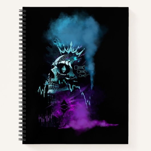 Fantasy Design | Cryptocurrency | Ethereum Notizblock (Vorderseite)