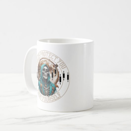 Fantasy Design | Grim Reaper | Motivation Kaffeetasse (Vorderseite Links)