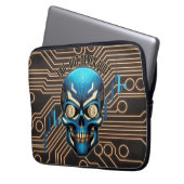 Fantasy-Design | Krypto-Btc | Motivation | Blau Laptopschutzhülle (Vorderseite Links)