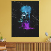Fantasy-Design | Kryptowährung | Ethereum-Marmor Leinwanddruck (Insitu (Wohnzimmer))