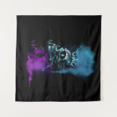 Fantasy-Design | Kryptowährung | Ethereum Wandteppich (Vorderseite (Horizontal))