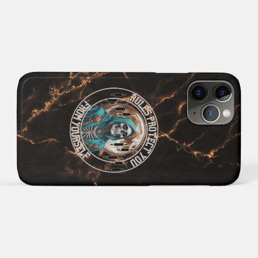 Fantasy Design marble | Grim Reaper | Motivation Case-Mate iPhone Hülle (Rückseite (Horizontal))