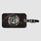 Fantasy Design marble | Grim Reaper | Motivation Gepäckanhänger (Vorderseite (Horizontal))