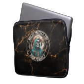 Fantasy Design marble | Grim Reaper | Motivation Laptopschutzhülle (Vorderseite Links)
