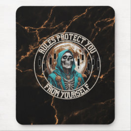 Fantasy Design marble | Grim Reaper | Motivation Mousepad