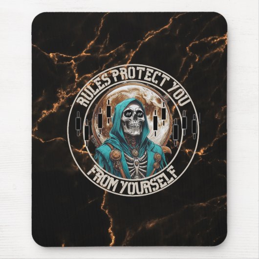 Fantasy Design marble | Grim Reaper | Motivation Mousepad (Vorne)