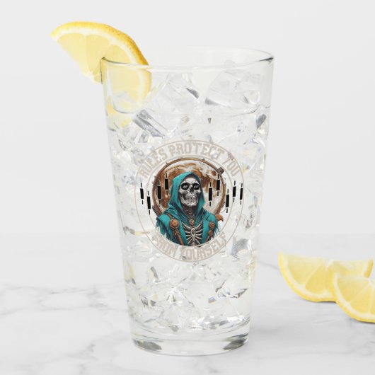 Fantasy-Design | Sensenmann | Motivation Glas (Vorderseite Ice)