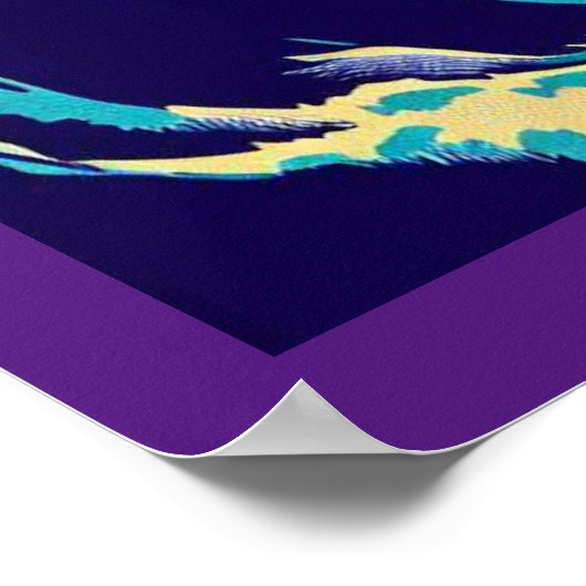 Fantasy Dinosaur Roboter Anime - Holzschnitt 1 Poster (Ecke)