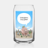 Fantasy Dinosaurier Dosenglas (Rückseite)