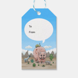 Fantasy Dinosaurier Geburtstag Geschenkanhänger