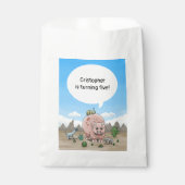 Fantasy Dinosaurier Geburtstag Geschenktütchen (Vorderseite)