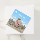 Fantasy-Dinosaurier Geschenkanhänger (Beispiel)