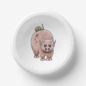 Fantasy-Dinosaurier Pappteller (Vorderseite)