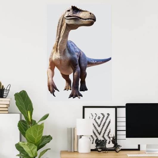 Fantasy Dinosaurier Poster (Heimbüro)