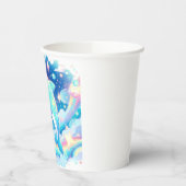 Fantasy Dolphin Baby Dusche Pappbecher (Links)