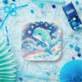 Fantasy Dolphin Baby Dusche Pappteller (Party)