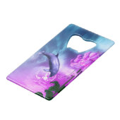 Fantasy Dolphin Geldbeutel Flaschenöffner (Rückseite Schrägansicht)