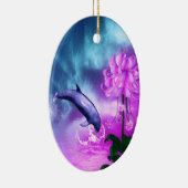 Fantasy Dolphin Keramik Ornament (Rechts)