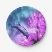 Fantasy Dolphin Pappteller (Vorderseite)